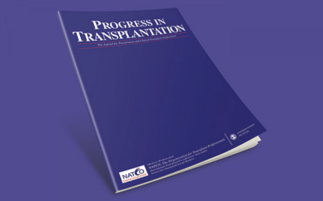 Progress in Transplantation Journal Publication